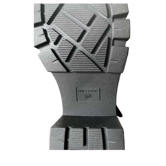 COPY - COPY - SUN+STONE  Women's Lionell, ankle boots. color black,  Size: 10 - Picture 13 of 14